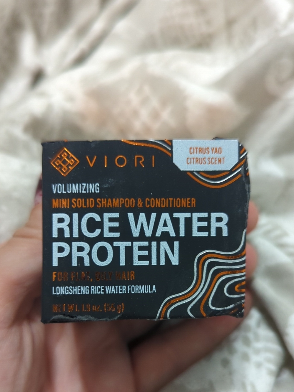 Viori Rice Water Protein Mini Solid Shampoo & Conditioner - Citrus Scent